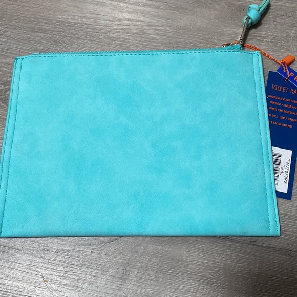 Violet Ray Teal Clutch/Pouch - Picture 2 of 6